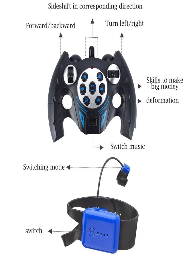 Heattack RC Stunt Car, 2.4GHz 4WD Remote Control Gesture Sensor Toy, Double Sided Rotating Off Road Vehicle 360° Flips with Lights Music, for Boys & Girls Birthday Gift, Multicolor - Image 4